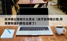 区块链公链有什么意义（关于区块链公链,你需要知道的都在这里了）