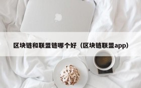 区块链和联盟链哪个好(区块链联盟app)