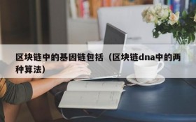 区块链中的基因链包括(区块链dna中的两种算法)