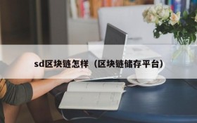 sd区块链怎样(区块链储存平台)