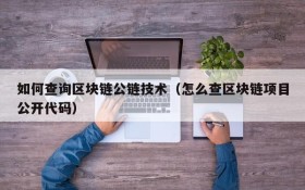 如何查询区块链公链技术(怎么查区块链项目公开代码)