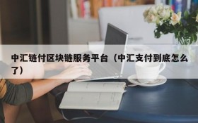 中汇链付区块链服务平台(中汇支付到底怎么了)