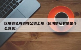 区块链私有链在公链上那（区块链私有链是什么意思）