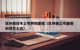 区块链技术公司例如趣链（区块链公司趣链 科技怎么选）