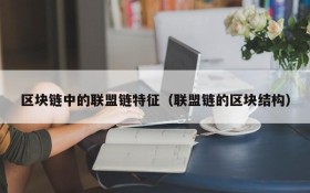 区块链中的联盟链特征(联盟链的区块结构)