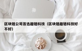 区块链公司首选趣链科技(区块链趣链科技好不好)