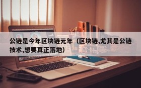 公链是今年区块链元年(区块链,尤其是公链技术,想要真正落地)