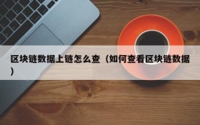 区块链数据上链怎么查(如何查看区块链数据)