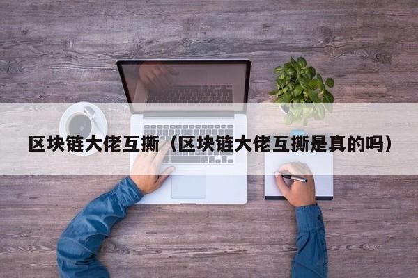 区块链大佬互撕（区块链大佬互撕是真的吗）