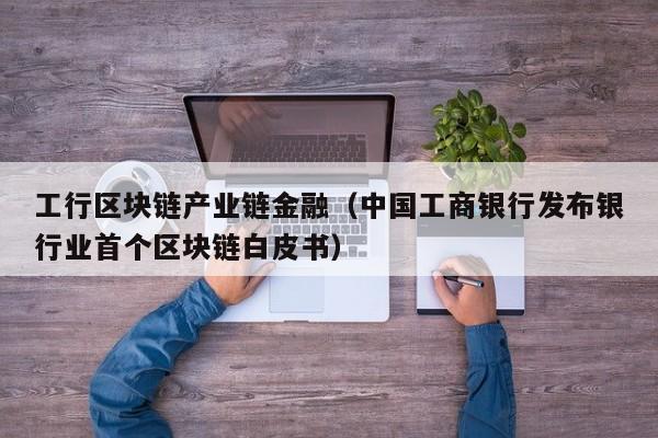 工行区块链产业链金融(中国工商银行发布银行业首个区块链白皮书)