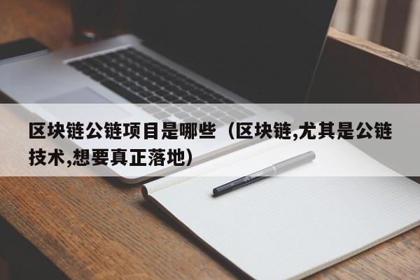 区块链公链项目是哪些（区块链,尤其是公链技术,想要真正落地）